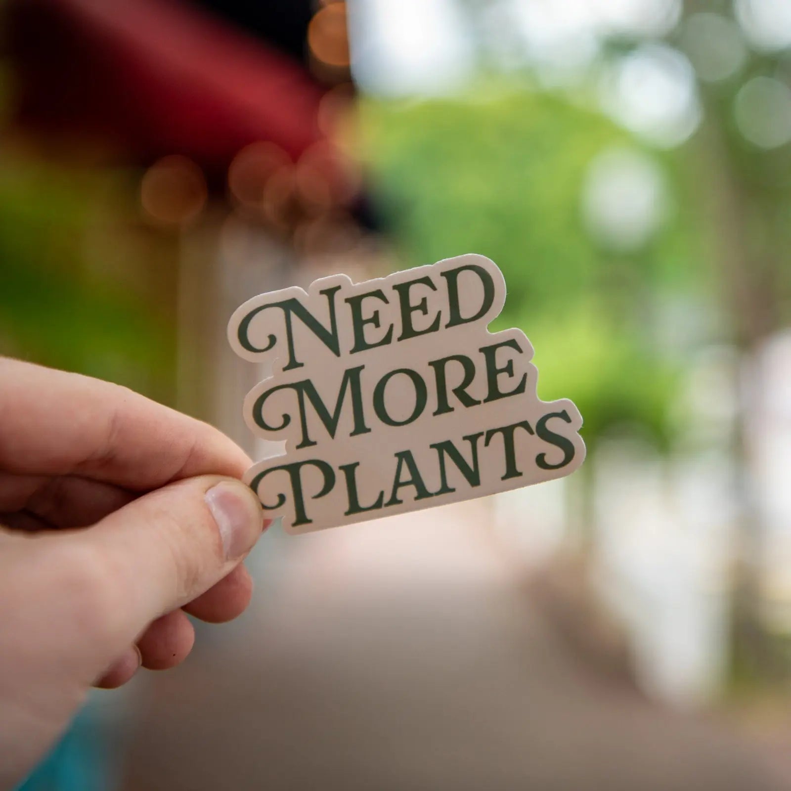 Need More Plants - Sticker by Still Magnolia, vinyl decal main product photo