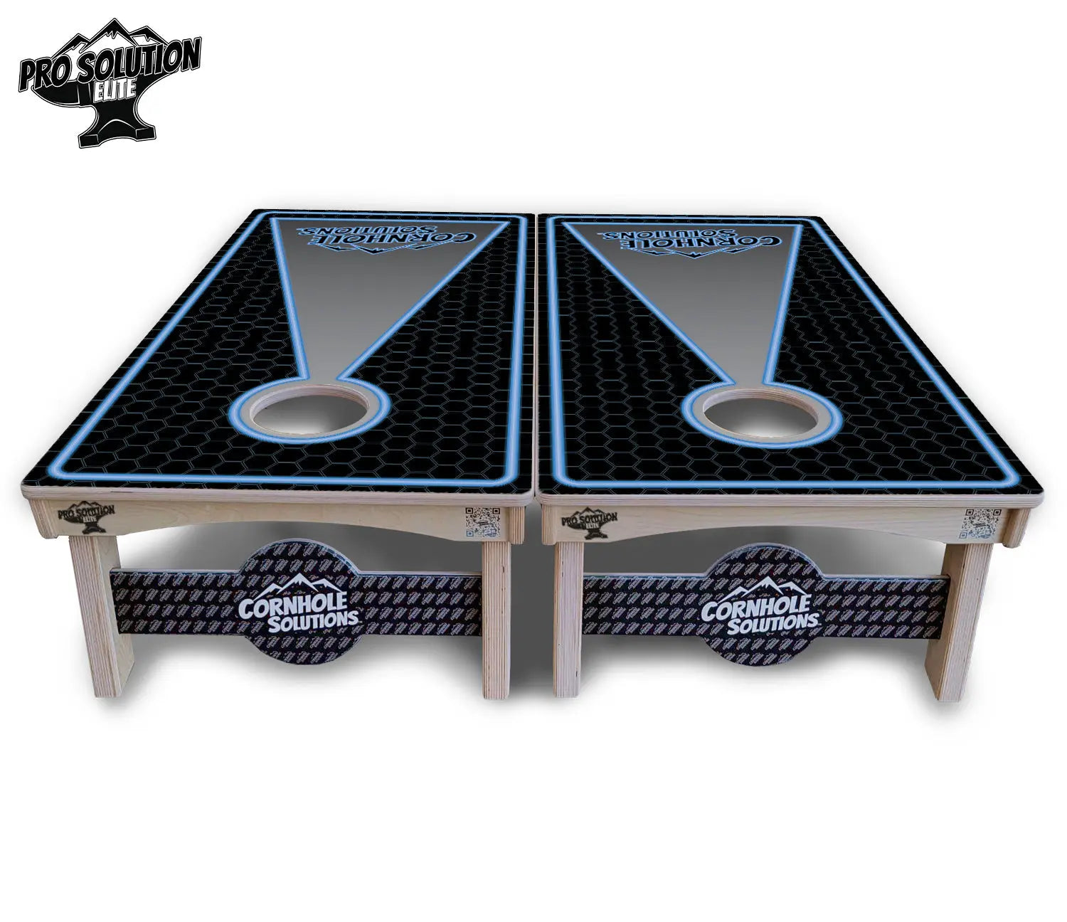 Neon CS Cornhole Boards - Pro Solution Elite Series by Cornhole Solutions, custom cornhole board detail photo 3