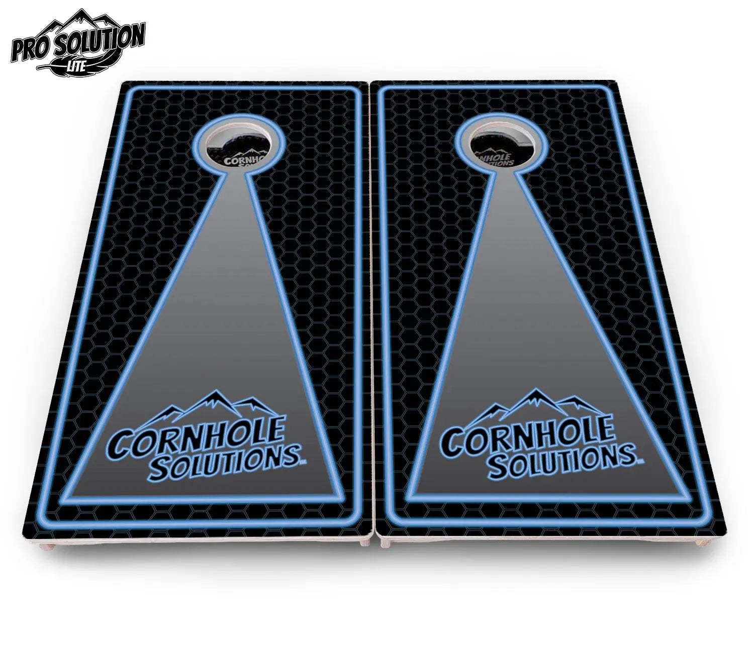 Neon CS Cornhole Boards - Pro Solution Lite Series by Cornhole Solutions, custom cornhole board detail photo 4