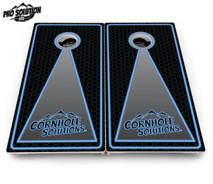 Neon CS Cornhole Boards - Pro Solution Lite Series by Cornhole Solutions, custom cornhole board detail photo 4