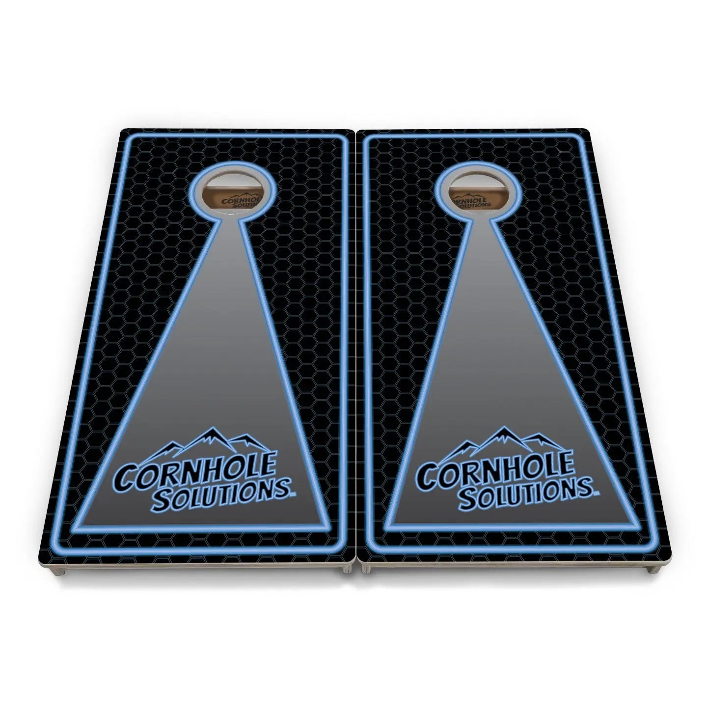 Neon Keyhole Cornhole Boards - Professional Tournament Series Cornhole Solutions