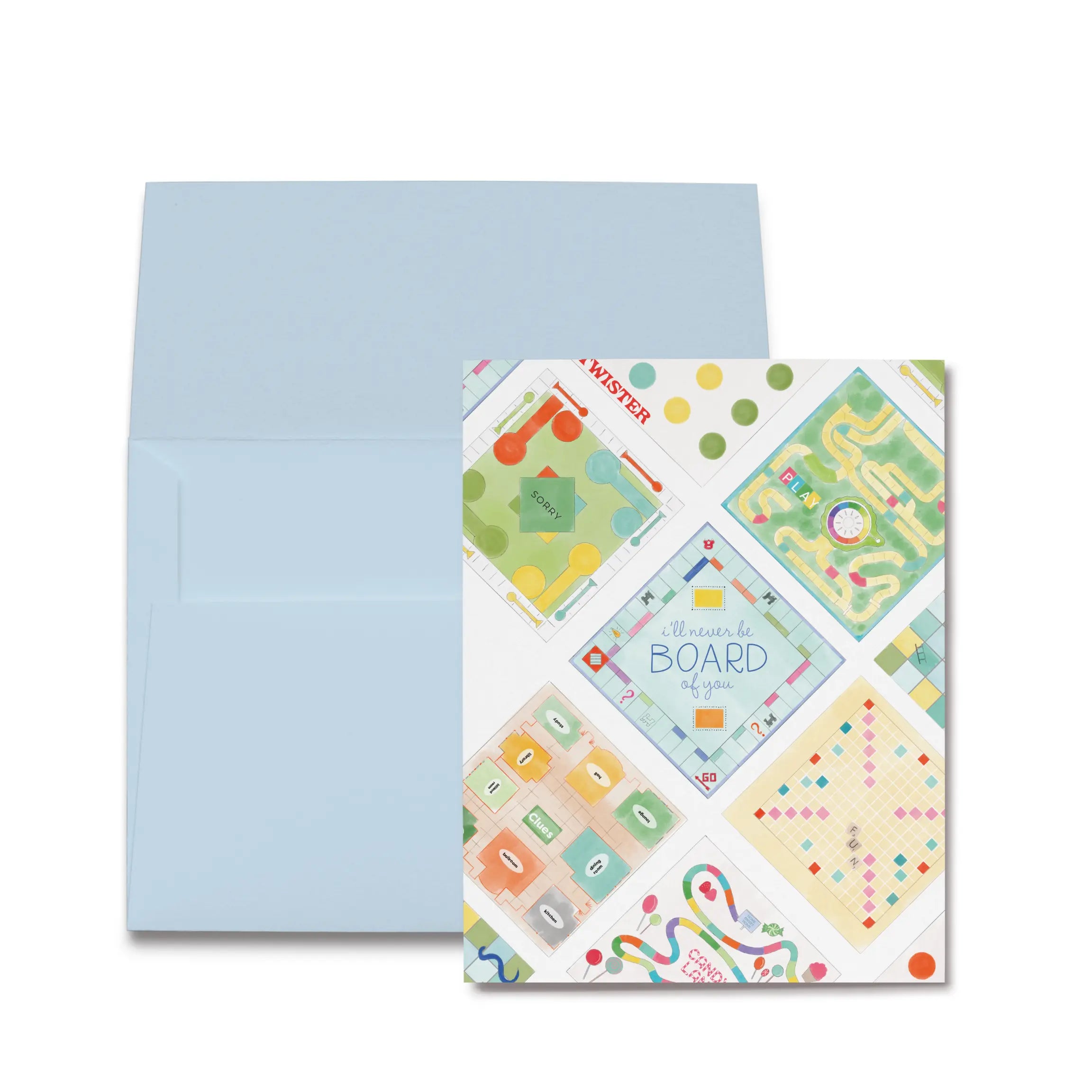 Never Board of You Folded Greeting Card Nola Tawk