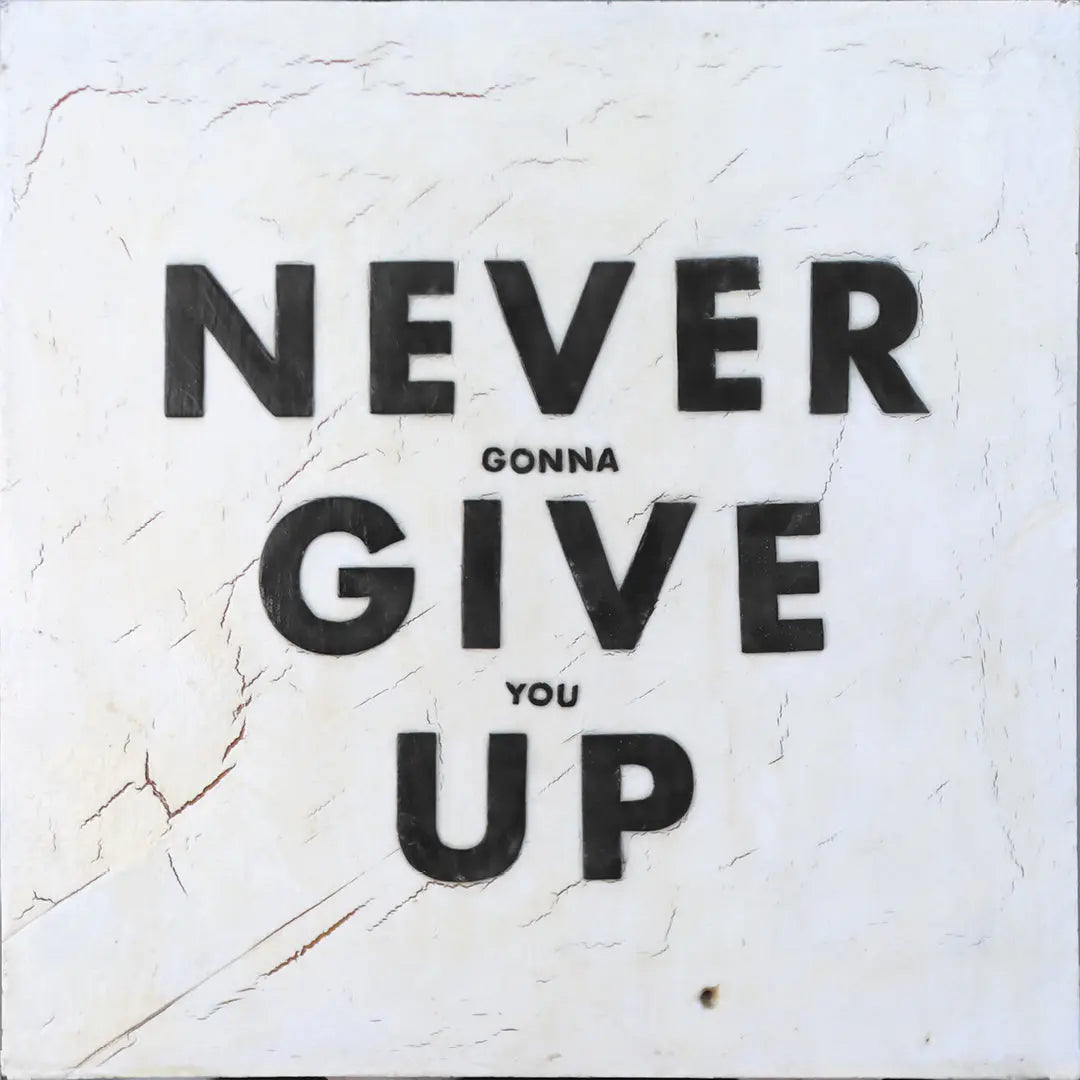 Never Give Up Art Prints by Dennehey Design Co., paper gift detail photo 4