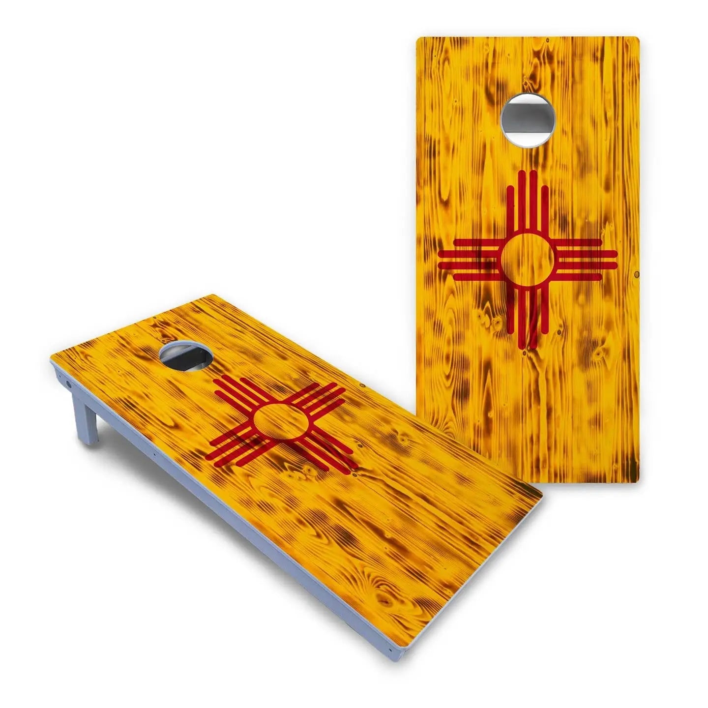 New Mexico Flag Cornhole Boards - All Weather Series Cornhole Solutions