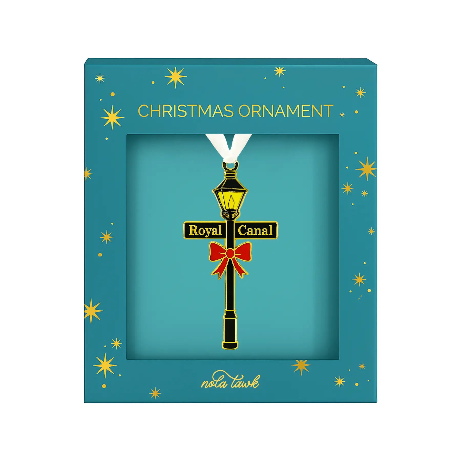 New Orleans Lamp Post Enamel Ornament Nola Tawk