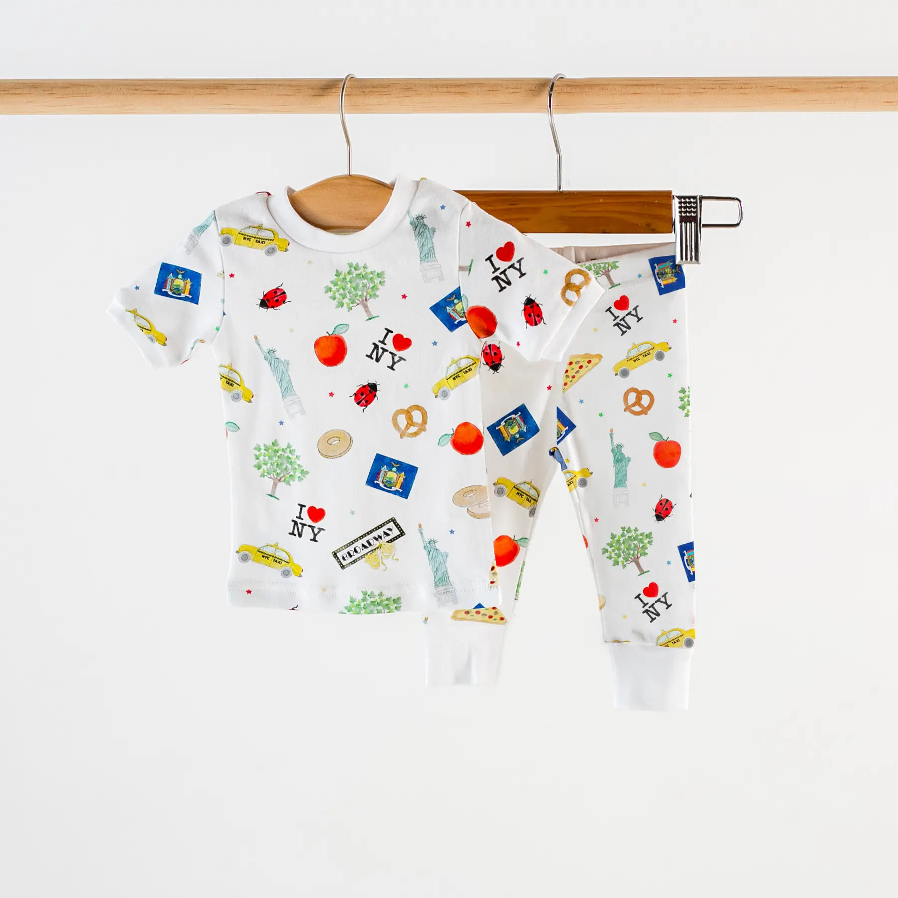 New York Kids Organic Cotton Pajama Set Nola Tawk
