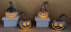Ceramic Jack-o'-Lanterns: Halloween Pottery Workshop Keepsakes by Main Street Collective
