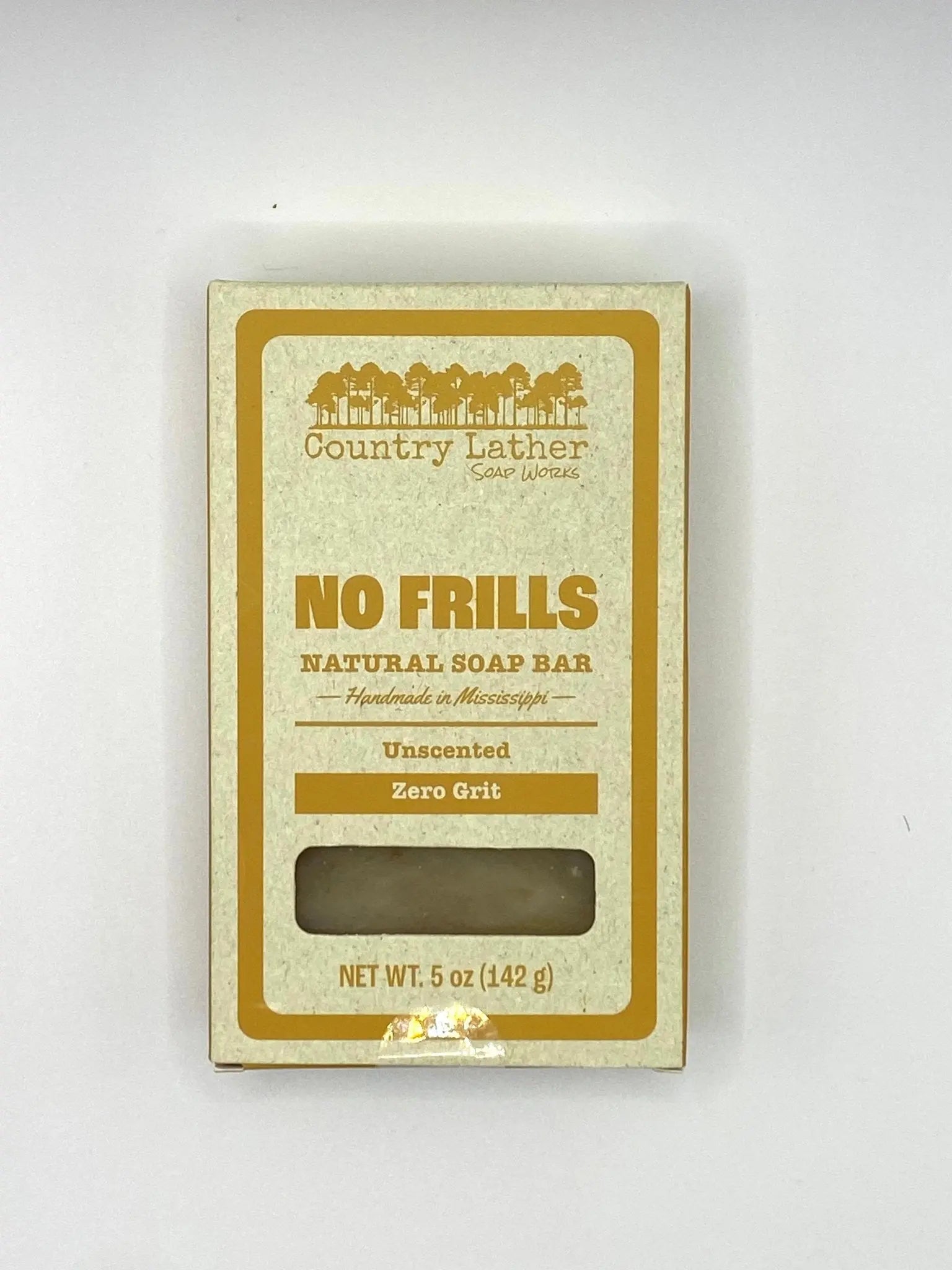 No Frills unscented handmade soap bar