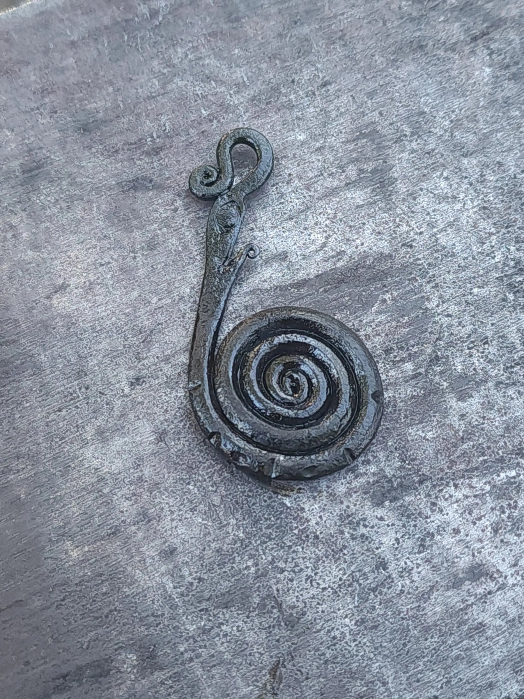 Norse Pendant by Redbeard's Forge LLC, handmade jewelry detail photo 2