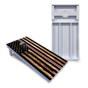 Nurse Thin Line Flag Cornhole Boards - All Weather Series by Cornhole Solutions, custom cornhole board main product photo