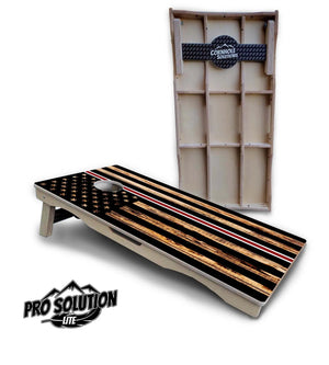 Nurse Thin Line Flag Cornhole Boards - Pro Solution Lite Series by Cornhole Solutions, custom cornhole board main product photo