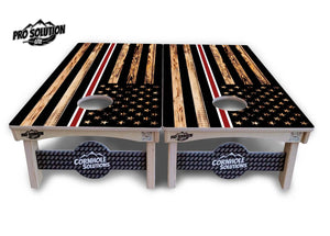 Nurse Thin Line Flag Cornhole Boards - Pro Solution Lite Series by Cornhole Solutions, custom cornhole board detail photo 4