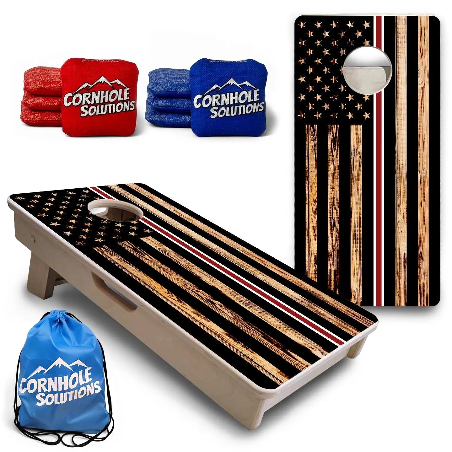 Nurse Thin Line Flag - Mini or Vacation Size Cornhole Boards Cornhole Solutions