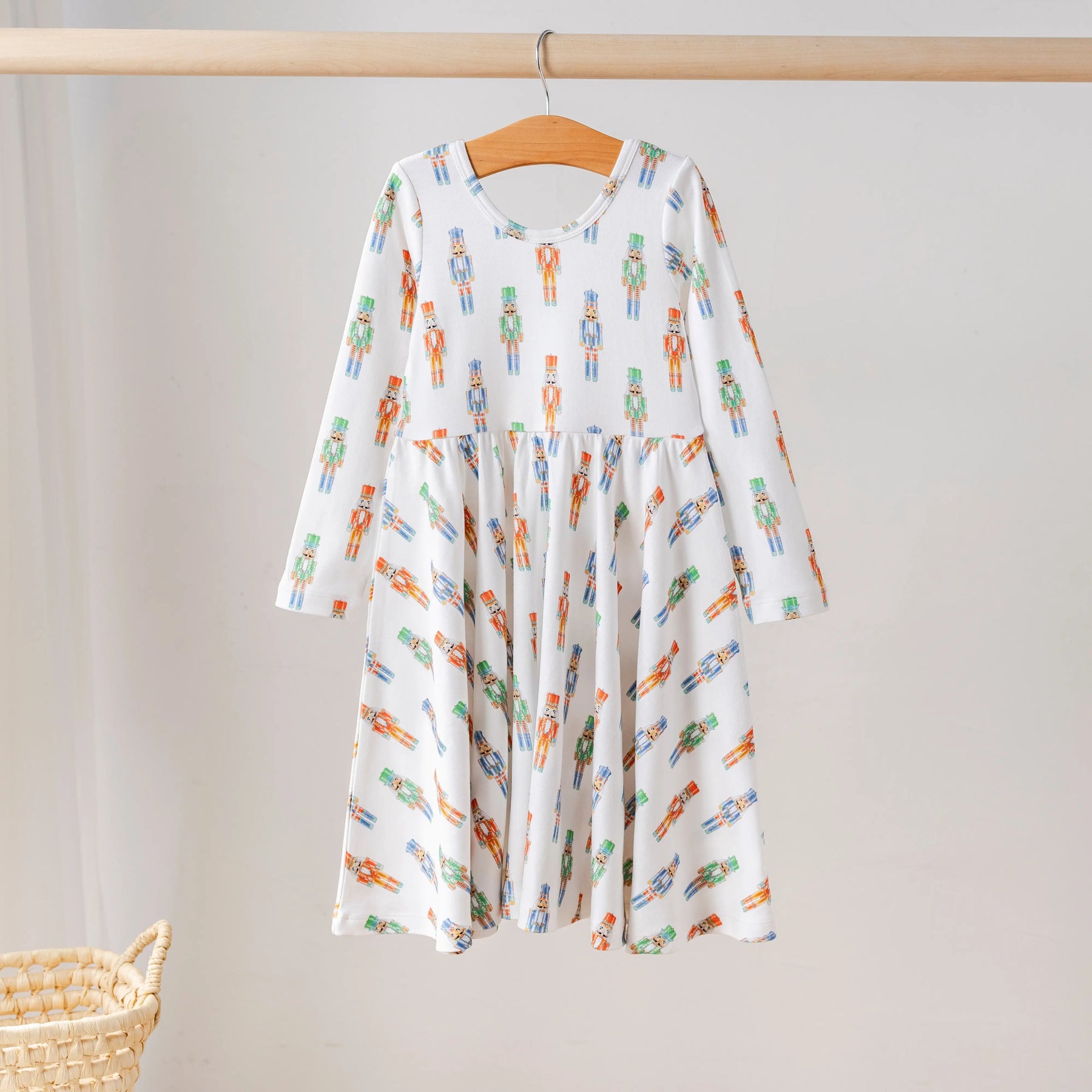 Nutty or Nice Organic Cotton Dress for Kids by Nola Tawk, Southern lifestyle apparel main product photo