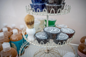 Old Fashioned Men'S Shave Soap by Essential Journeys, natural skincare detail photo 8