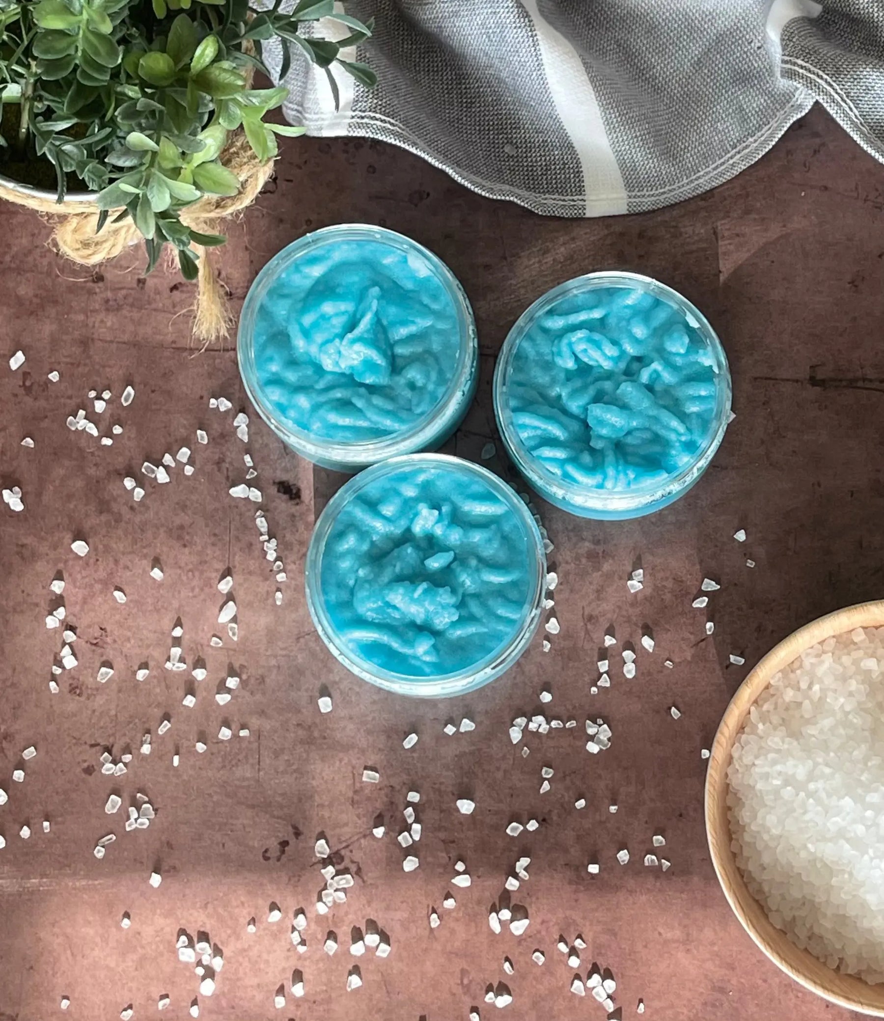 Orchid & Sea Foaming Salt Scrub by Lustful Bath, LLC, Southern food gift main product photo