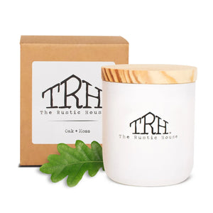 Oak + Moss Candle The Rustic House