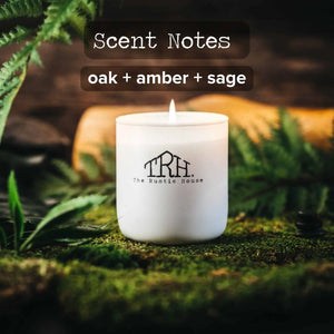 Oak + Moss Candle The Rustic House