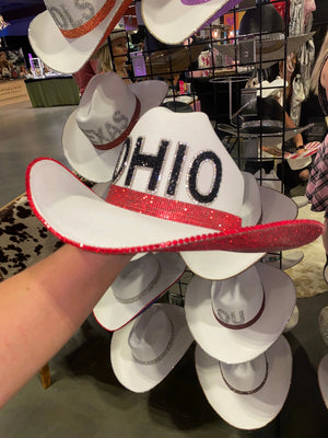 Ohio Hat by Rhinestone Cowgirl, Southern lifestyle apparel detail photo 3