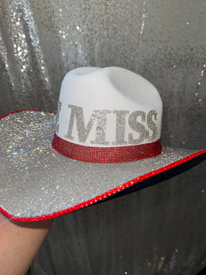 Ole Miss Hat by Rhinestone Cowgirl, Southern lifestyle apparel detail photo 3