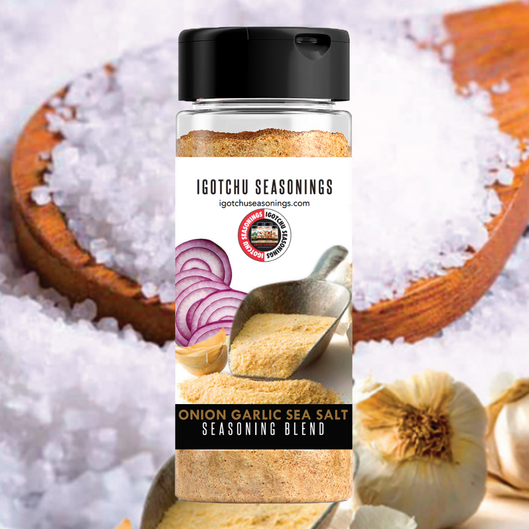 Igotchu Onion Garlic Sea Salt by Igotchu Seasonings, Southern food gift detail photo 2