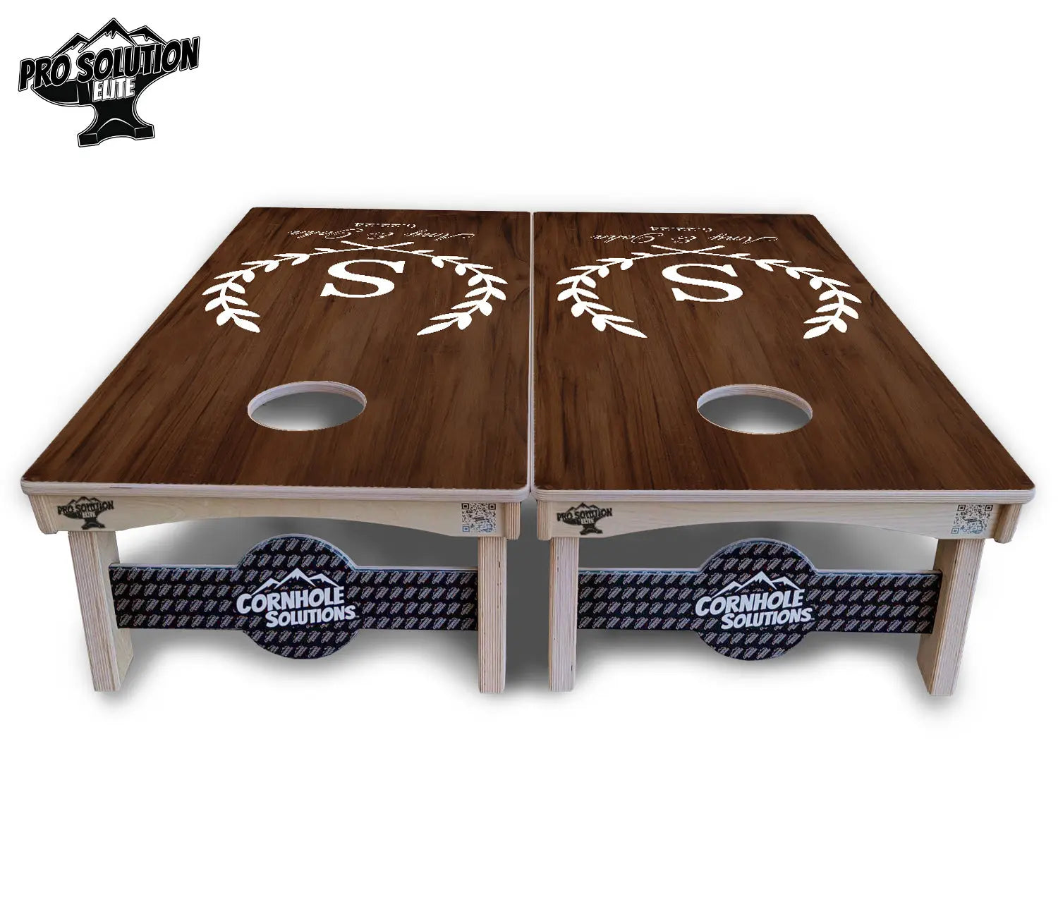 Open Laurel Cornhole Boards - Pro Solution Elite Series by Cornhole Solutions, custom cornhole board detail photo 3