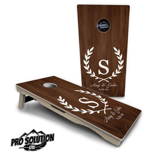 Open Laurel Cornhole Boards - Pro Solution Lite Series by Cornhole Solutions, custom cornhole board main product photo