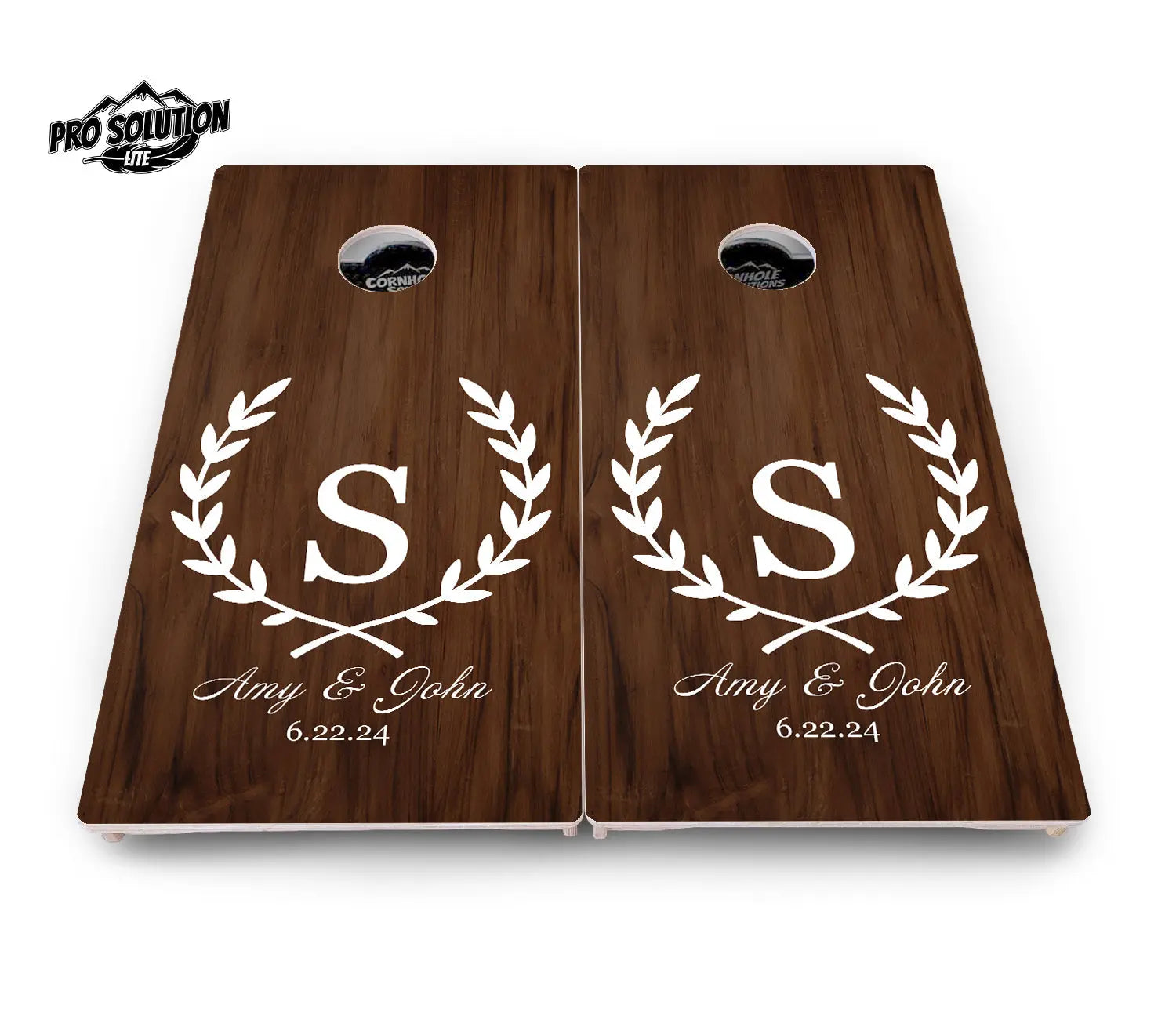 Open Laurel Cornhole Boards - Pro Solution Lite Series by Cornhole Solutions, custom cornhole board detail photo 3