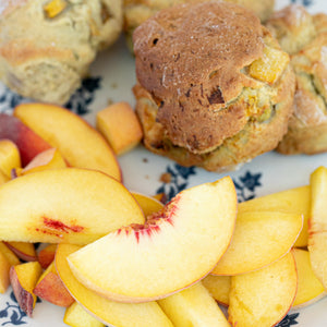 Orchard Peach Cream Scones - Gluten Free