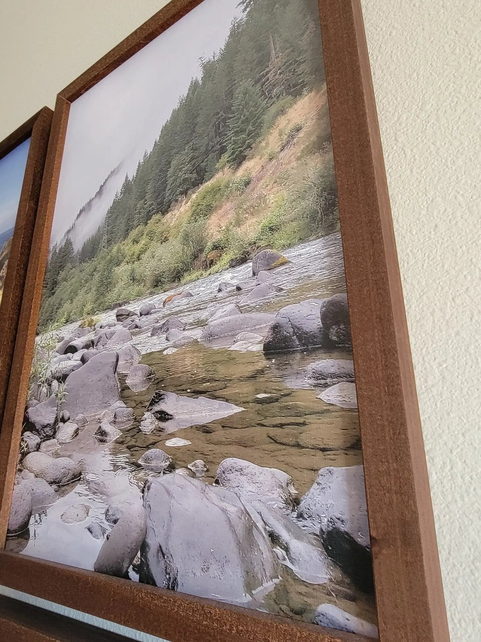 Original Mountain Photography on Printed Canvas-embossed material. Woodland Home Decor. Mountain Wall Art. Oregon Mountain Wall Art. Limited by EverLee Creations, Southern home