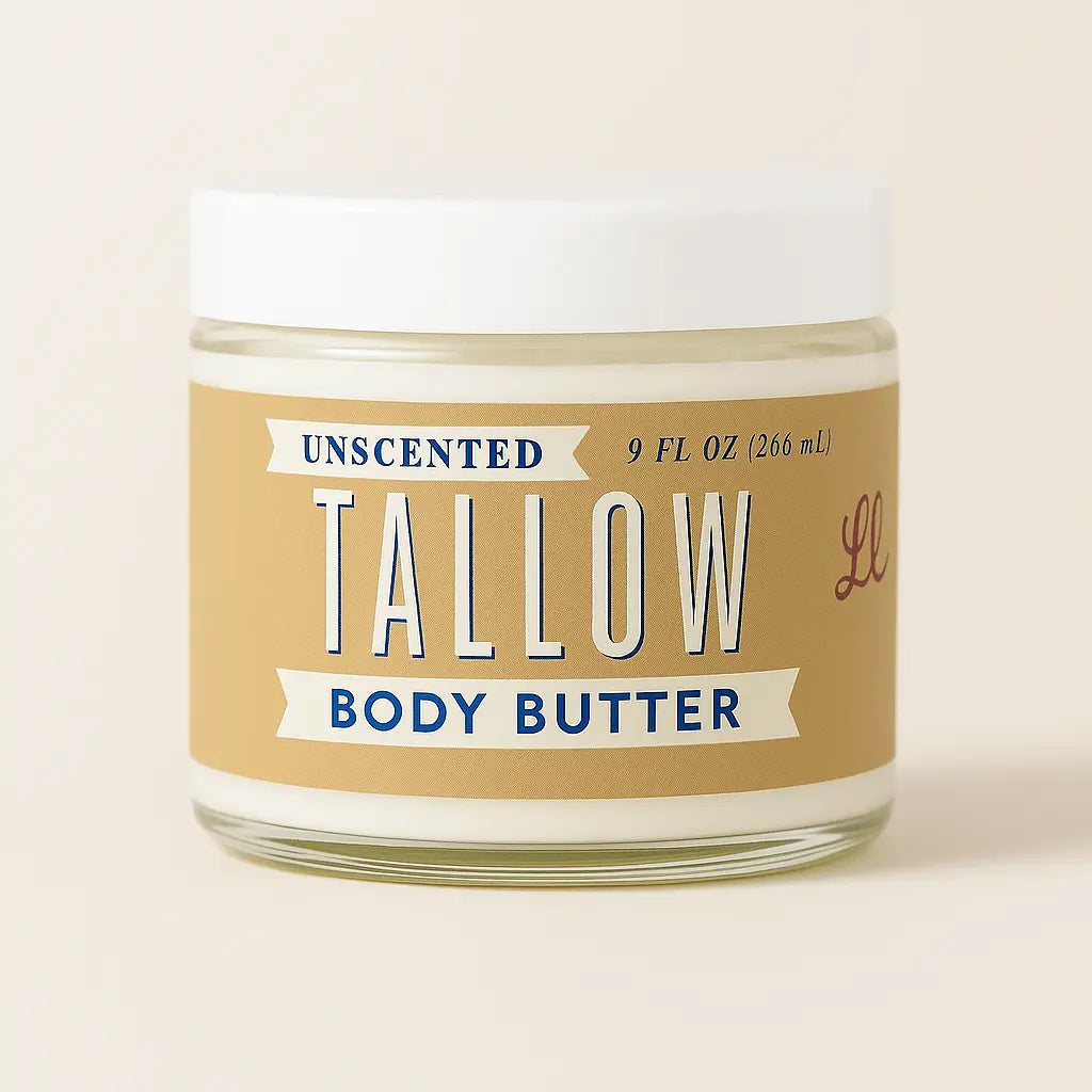 Original Tallow Body Butter – Unscented Grass-Fed Beef Tallow Moisturizer | Lady May The Lady May