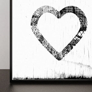 Ornamental Heart Art Prints by Dennehey Design Co., Southern home decor detail photo 3