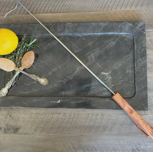 Outset Rosewood Meat Hook by Q Sauce, Southern home decor detail photo 2
