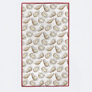 Oyster Tree Kitchen Towel by Nola Tawk, tea towel detail photo 2