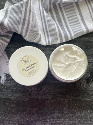 Peaches & Cream Body Butter by Lustful Bath, LLC, natural skincare detail photo 4