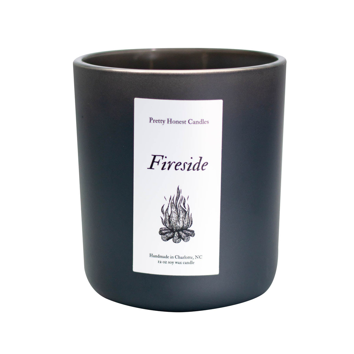 Fireside Soy Candle | Double Wick Fall Candle by Pretty Honest Candles