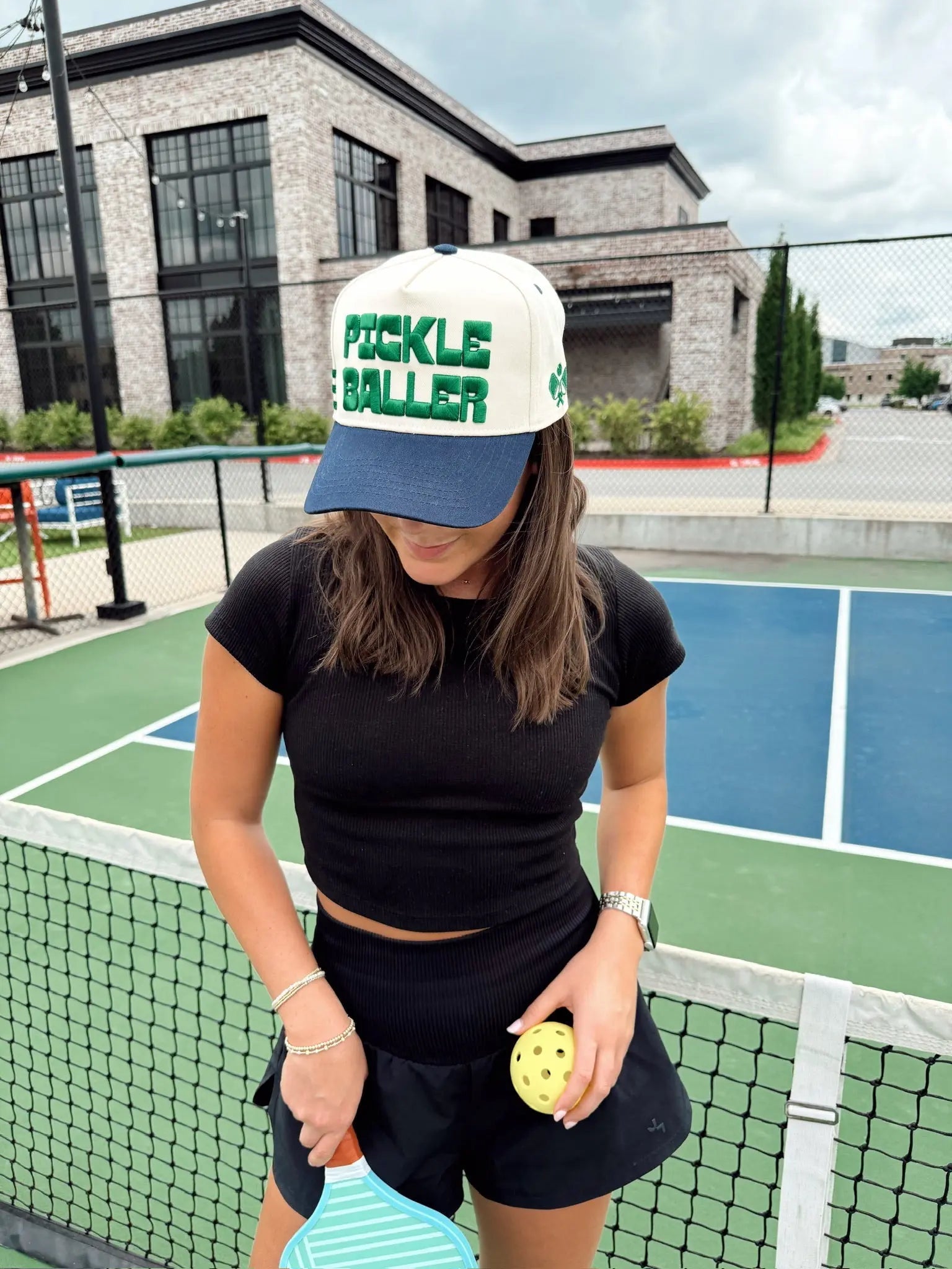 PICKLEBALLER - Vintage Trucker Hat by KenzKustomz, Southern lifestyle apparel detail photo 18