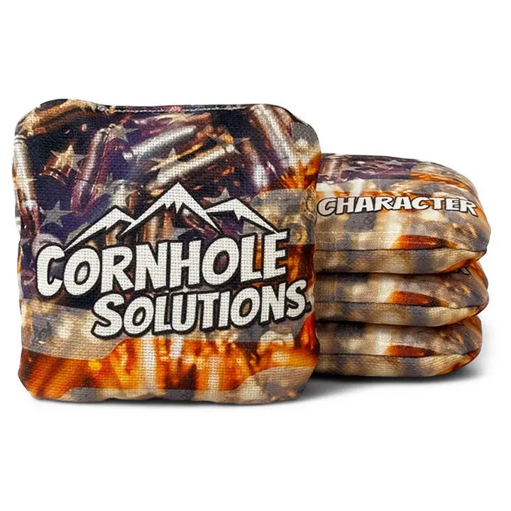 PRO Character Series Cornhole Bags - Regulation 6"x6" – Set of 4 by Cornhole Solutions, custom cornhole board detail photo 14