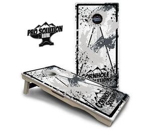 Paint Splatter CS Logo Cornhole Boards - Pro Solution Elite Series by Cornhole Solutions, custom cornhole board detail photo 9