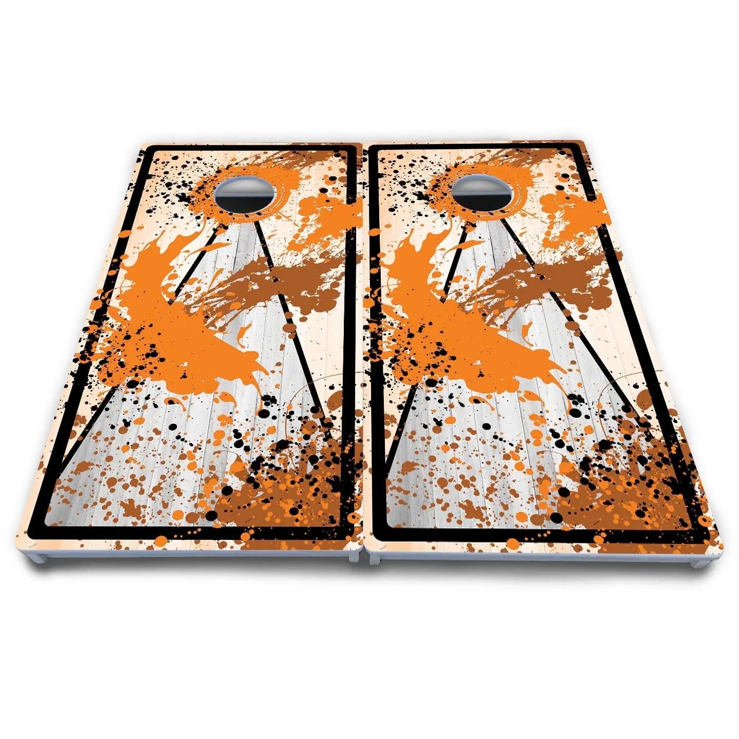 Paint Splatter Cornhole Boards - All Weather Series by Cornhole Solutions, custom cornhole board detail photo 8
