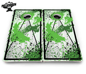 Paint Splatter Cornhole Boards - Pro Solution Elite Series by Cornhole Solutions, custom cornhole board detail photo 8
