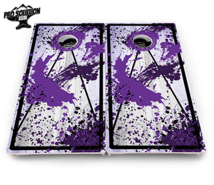 Paint Splatter Cornhole Boards - Pro Solution Elite Series by Cornhole Solutions, custom cornhole board detail photo 16