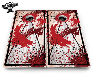 Paint Splatter Cornhole Boards - Pro Solution Elite Series by Cornhole Solutions, custom cornhole board detail photo 18
