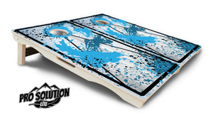 Paint Splatter Cornhole Boards - Pro Solution Lite Series by Cornhole Solutions, custom cornhole board detail photo 5
