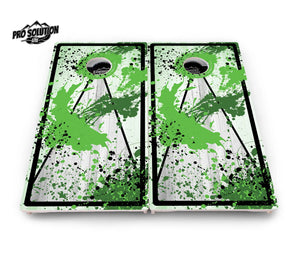 Paint Splatter Cornhole Boards - Pro Solution Lite Series by Cornhole Solutions, custom cornhole board detail photo 7
