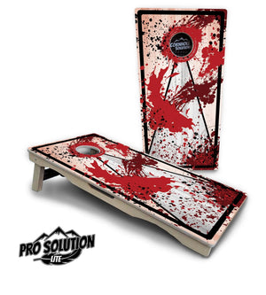 Paint Splatter Cornhole Boards - Pro Solution Lite Series by Cornhole Solutions, custom cornhole board detail photo 16