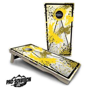 Paint Splatter Cornhole Boards - Pro Solution Lite Series by Cornhole Solutions, custom cornhole board detail photo 19