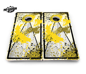 Paint Splatter Cornhole Boards - Pro Solution Lite Series by Cornhole Solutions, custom cornhole board detail photo 20