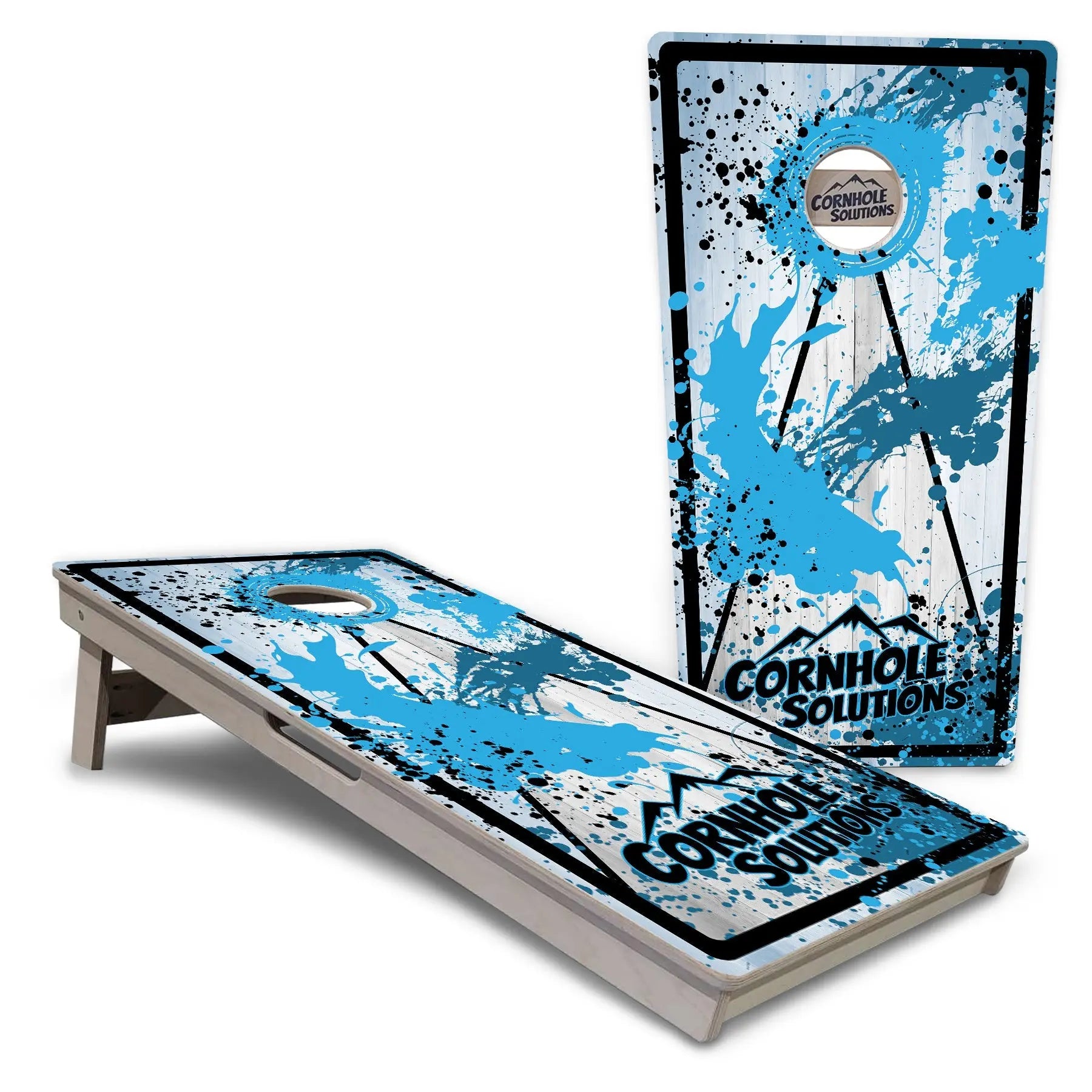 Paint Splatter Cornhole Boards - Professional Tournament Series Cornhole Solutions