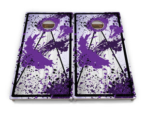 Paint Splatter Cornhole Boards - Professional Tournament Series by Cornhole Solutions, custom cornhole board detail photo 7